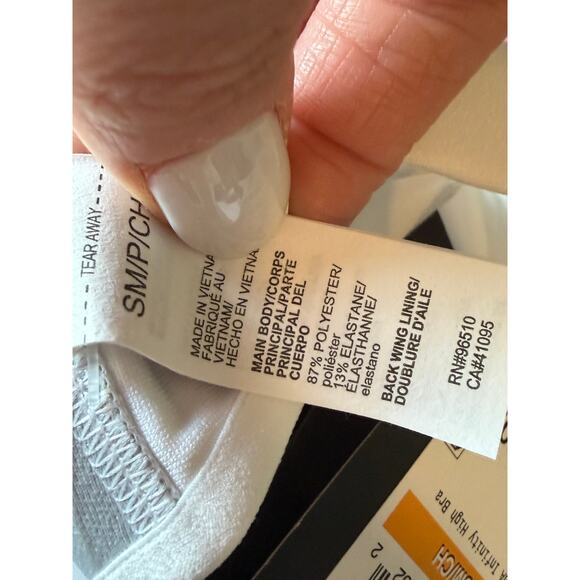 Under Armour Women's Small White Gray Ultra Light Support Foam Padding Bra - Picture 11 of 11